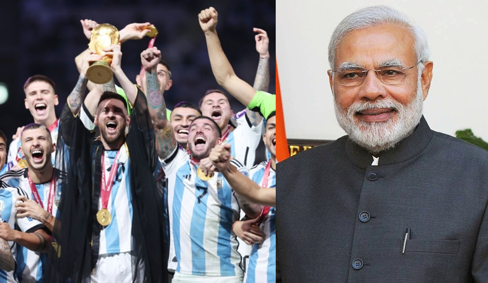 PM Modi Congratulates Argentina on Winning FIFA World Cup