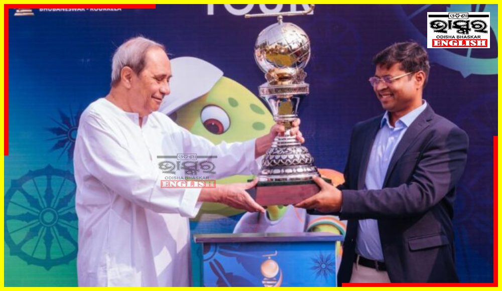 CM Naveen Patnaik Launches Trophy Tour of FIH Odisha Hockey Men’s World Cup