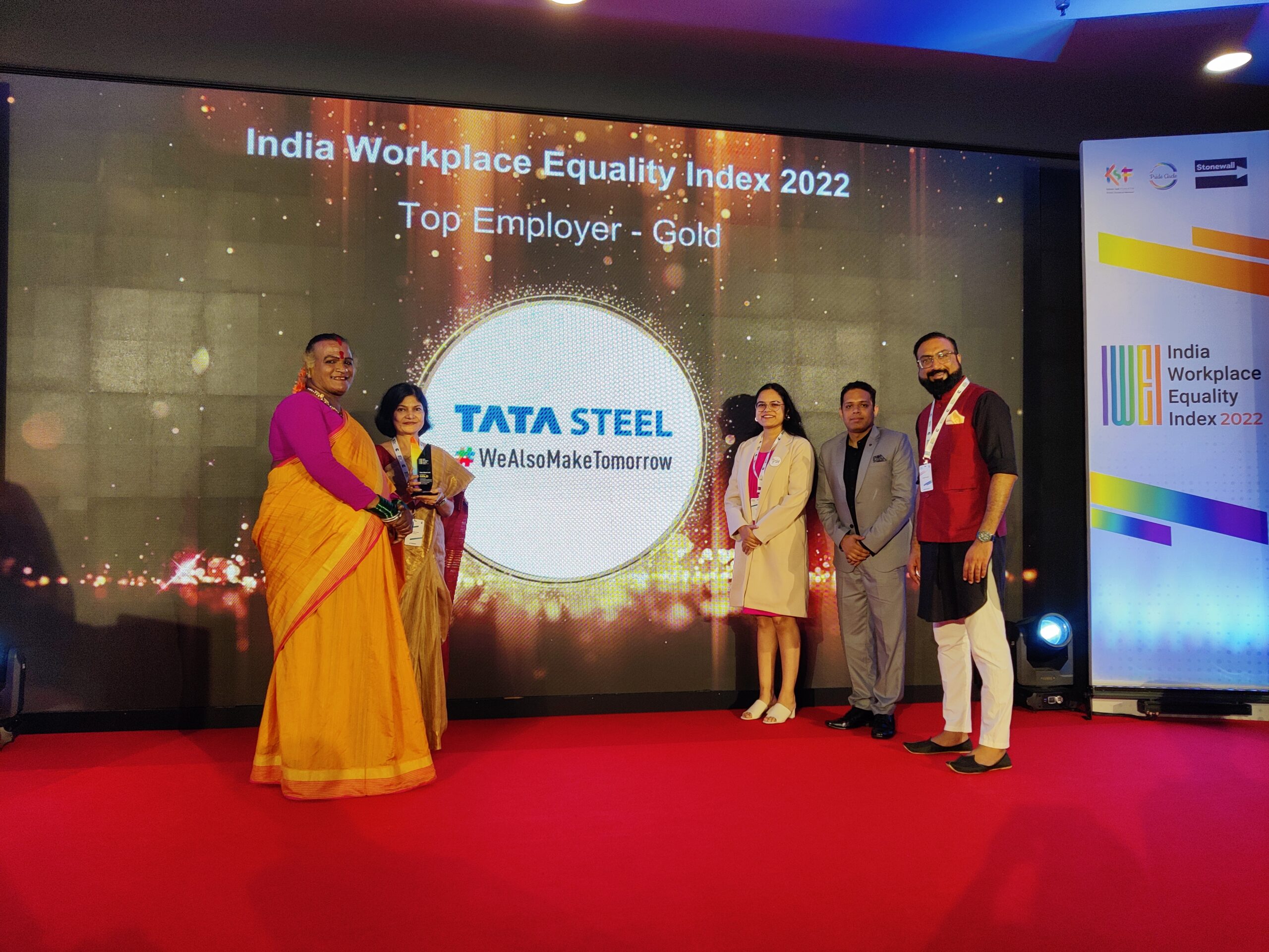 Tata Steel Recognised As “GOLD” Employer By India Workplace Equality Index  2022 - Odisha Bhaskar English