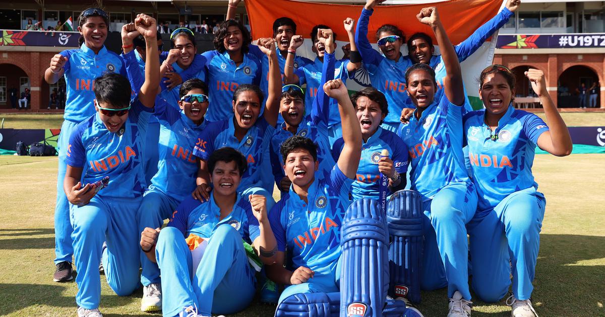 Team India Reaches Country After Victory in ICC U19 Women's World Cup
