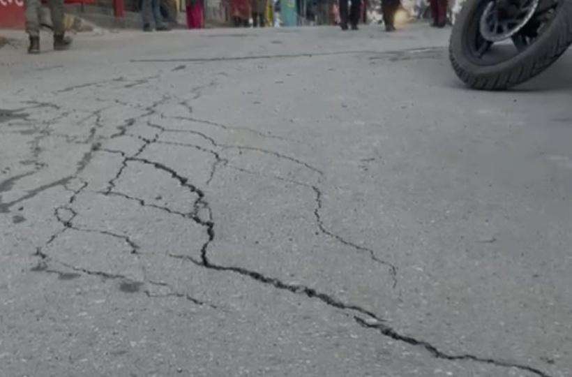Cracks Seen on Badrinath Highway ahead of CharDham Yatra