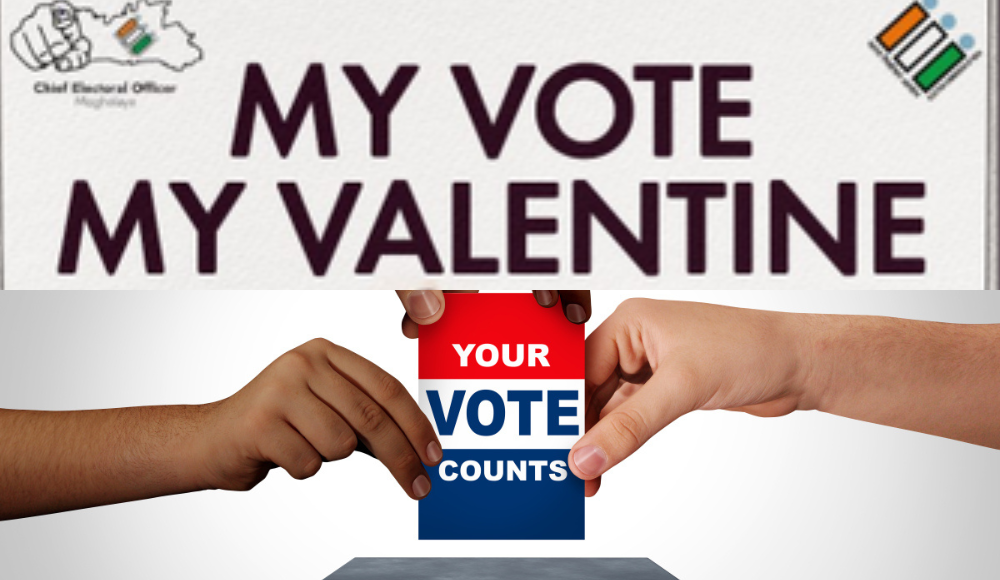 'My Vote My Valentine Campaign' on 14th Feb to Promote Elections in Meghalaya