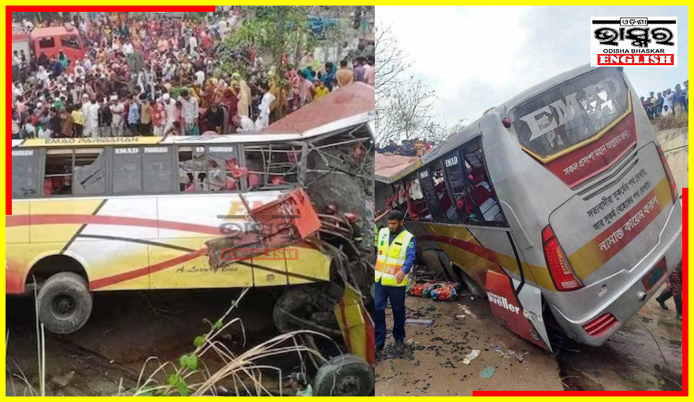 Over 16 Died & 24 Injured As Bus Falls into Ditch in Bangladesh