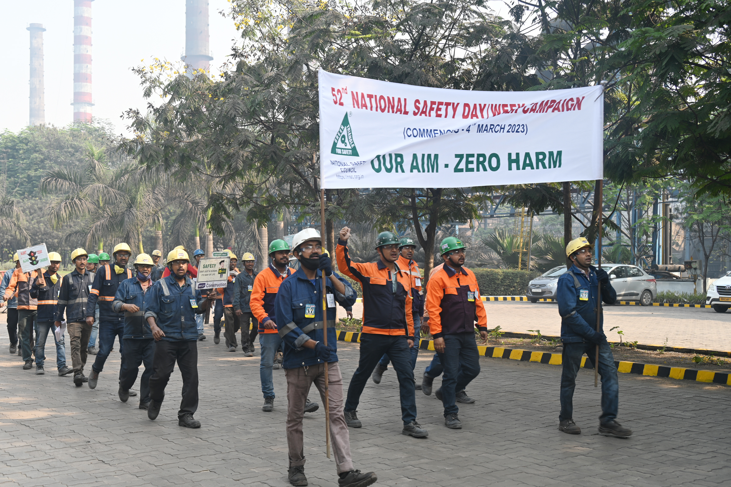 Tata Steel Meramandali observes 52nd National Safety Week