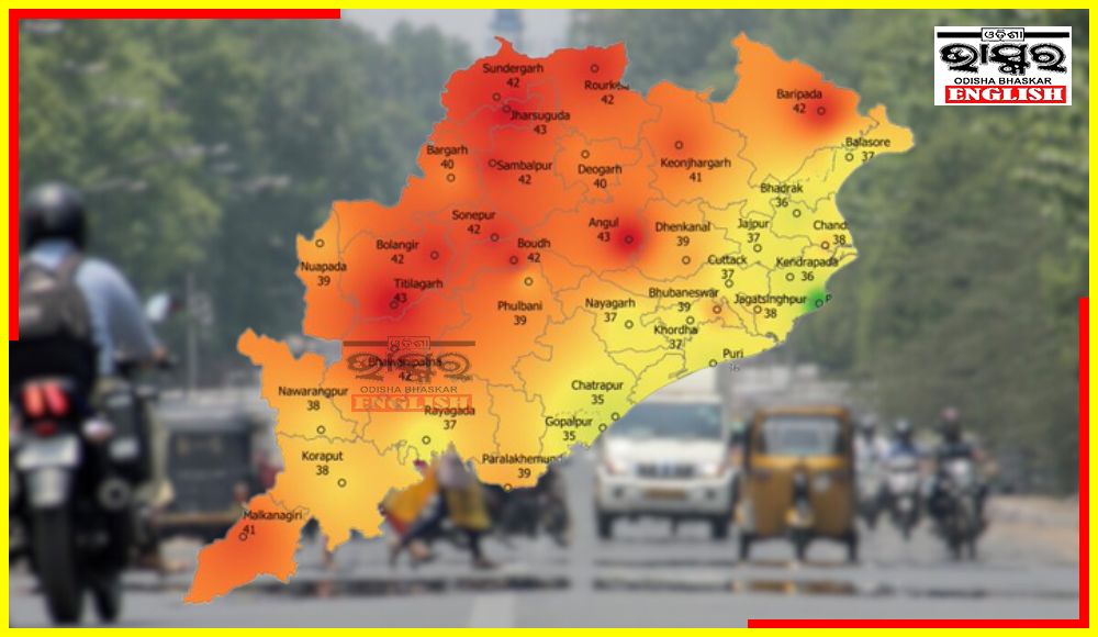 Scorching Heatwave in Odisha, 39.8°C at 11:30 AM in Bhubaneswar