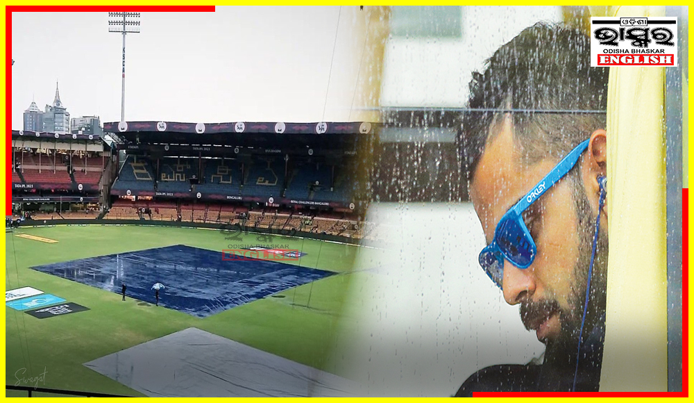 Weather Woes: RCB vs GT Match Under Threat as Rain Drenches Chinnaswamy