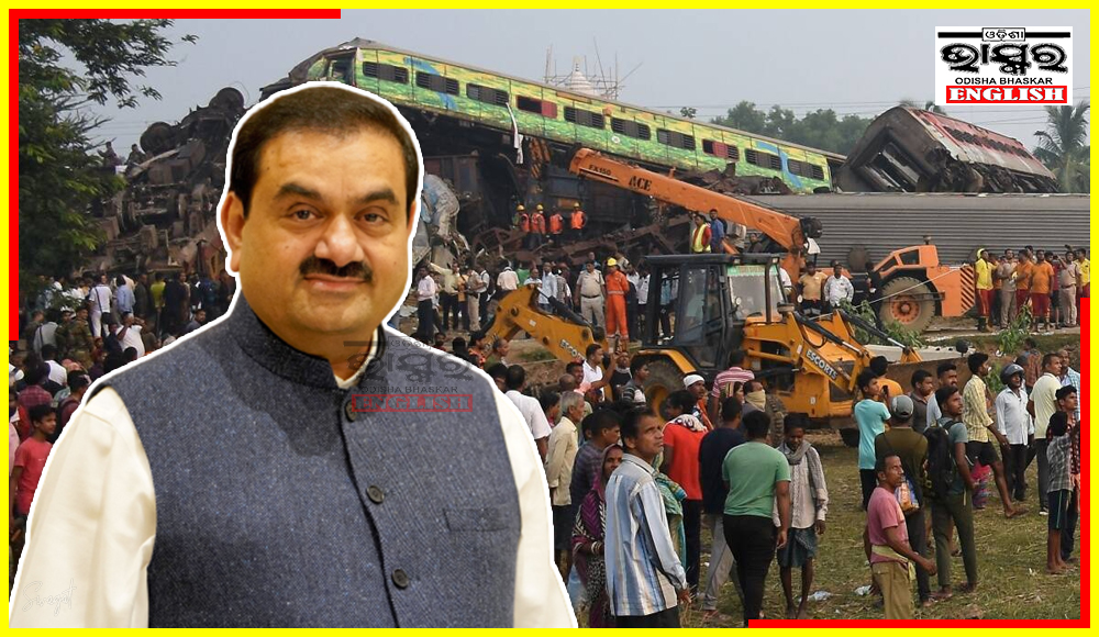 Gautam Adani Offers Free Education to Children Orphaned in Odisha Train Accident