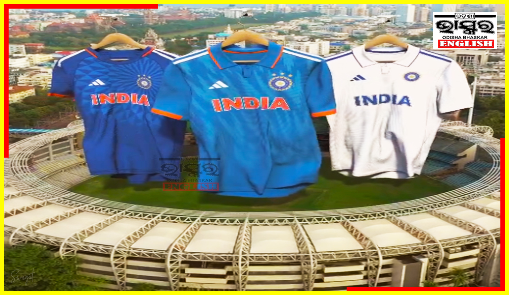 Indian cricket team's new Adidas training kit unveiled