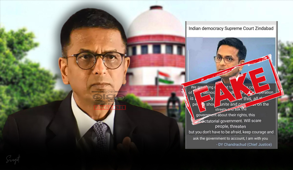 Supreme Court Trashes Fake Social Media Post Misquoting CJI DY Chandrachud