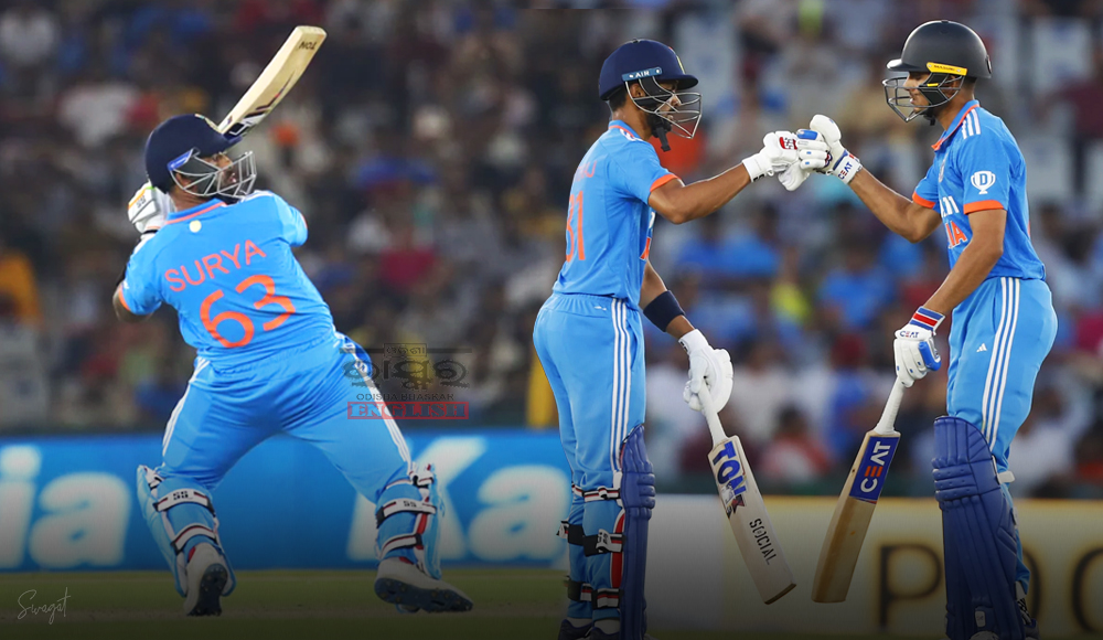 IND vs AUS, 1st ODI: India Beat Australia 5 Wickets; Ascend to Top of ODI Rankings
