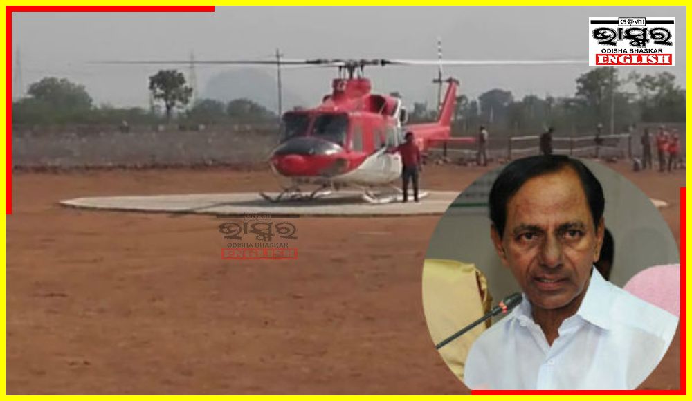 Chopper Carrying Telangana CM Develops Technical Snag, Diverted Back to Land safely
