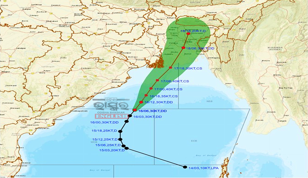 Cyclone Midhili: Heavy Rain, High Winds Expected in Odisha, Bengal as Cyclone Approaches B'desh