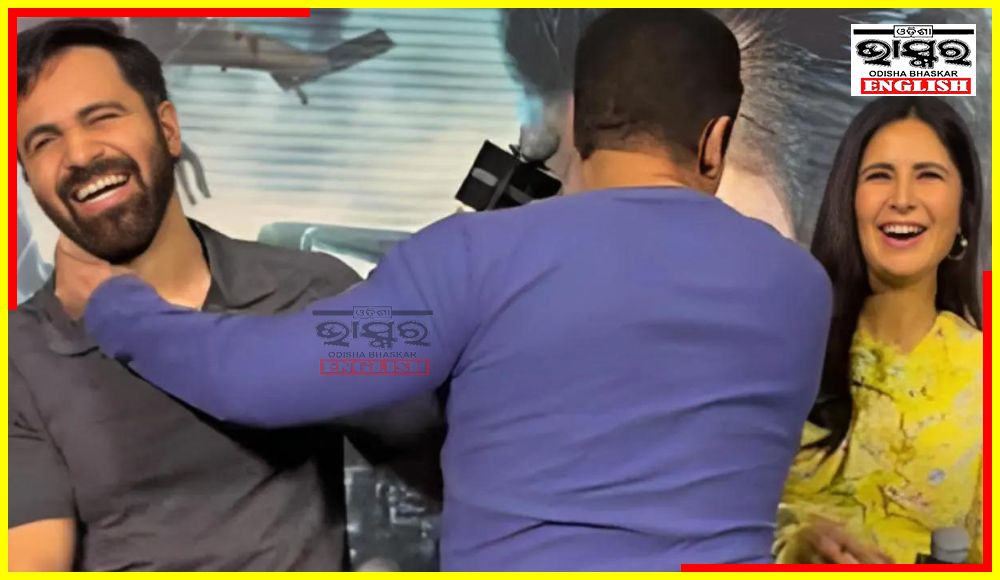 Salman Khan Kisses Emraan Hashmi at Tiger 3 Success Event!