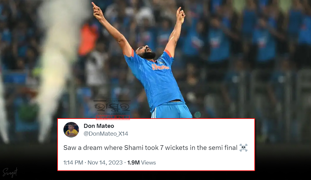 Man Claims He Saw Mohammed Shami's 7-Wicket Semi-Final Haul In Dream, Internet Stunned