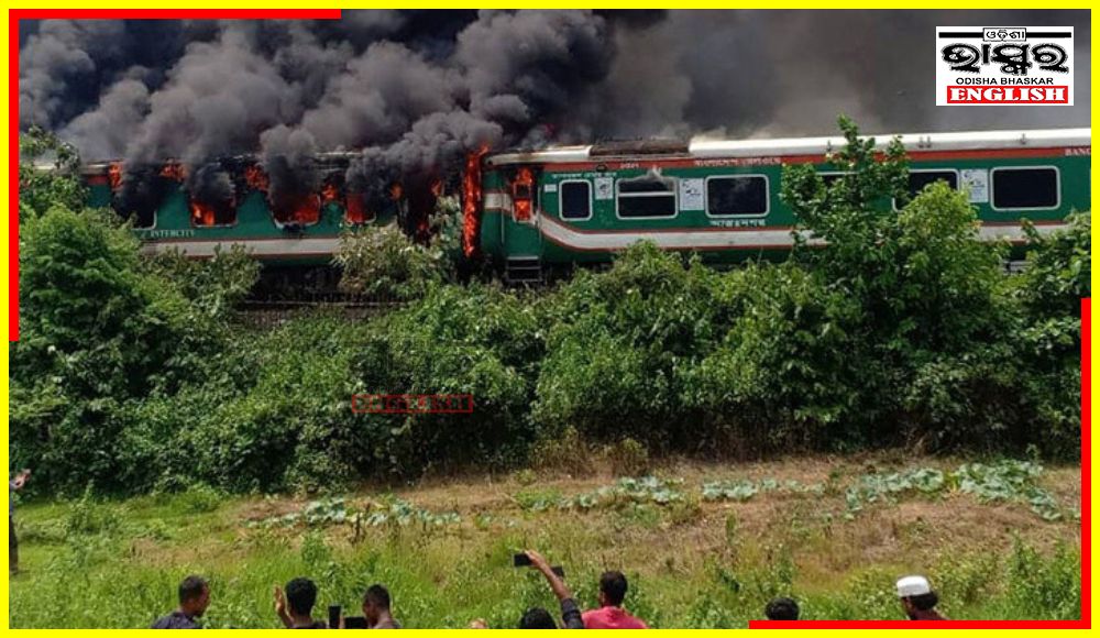 4 Dead as Train Set on Fire in Bangladesh capital Dhaka
