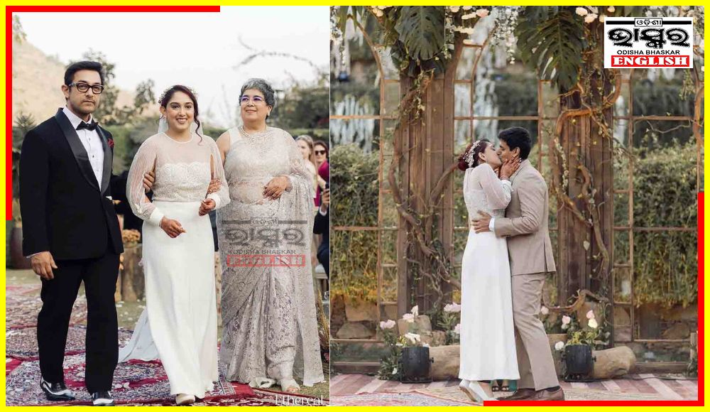 Aamir Khan’s Daughter Ira Khan Weds Nupur Shikhare Again in Christian Ceremony in Udaipur