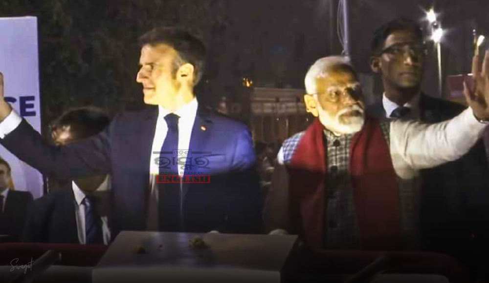 French President Macron, R-Day Chief Guest, Holds Grand Roadshow With PM Modi in Jaipur