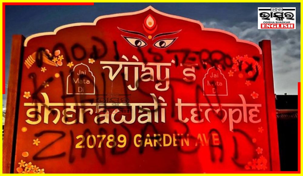 Hindu Temple Defaced by Khalistani Miscreants in California of US