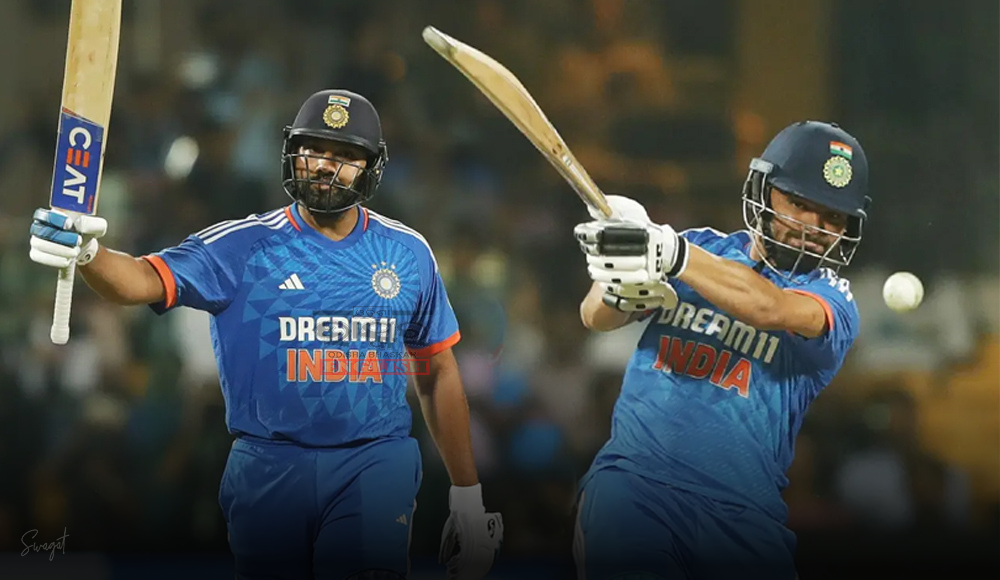 IND vs AFG, 3rd T20I: Rohit's Blazing Ton, Rinku Blitz Propel India to 212/4 After Shaky Start