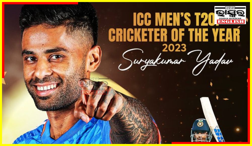India Star Batter Suryakumar Yadav is ICC Men’s T20I Cricketer of the Year for 2023