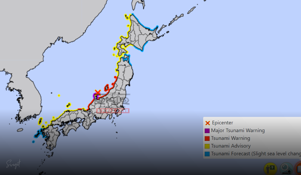 Japan Downgrades 'Major Tsunami Warning' To 'Tsunami Warning' For Noto Region