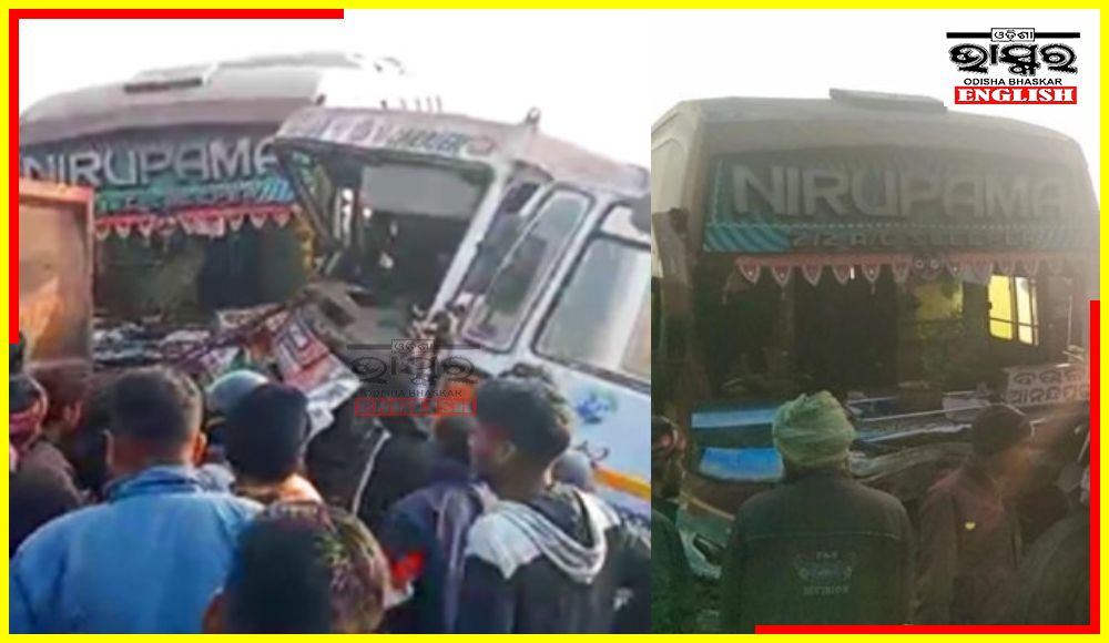 Two Trucks Hit Picnic Bus Injuring 40 in Dhenkanal District