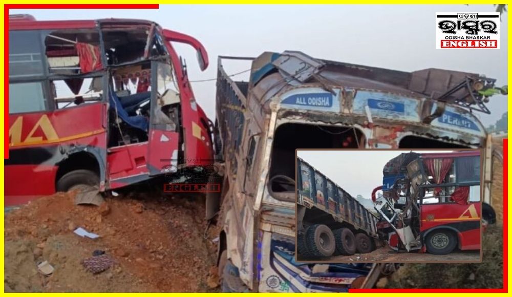 15 Injured as Truck Hits Bus in Sundargarh Dist