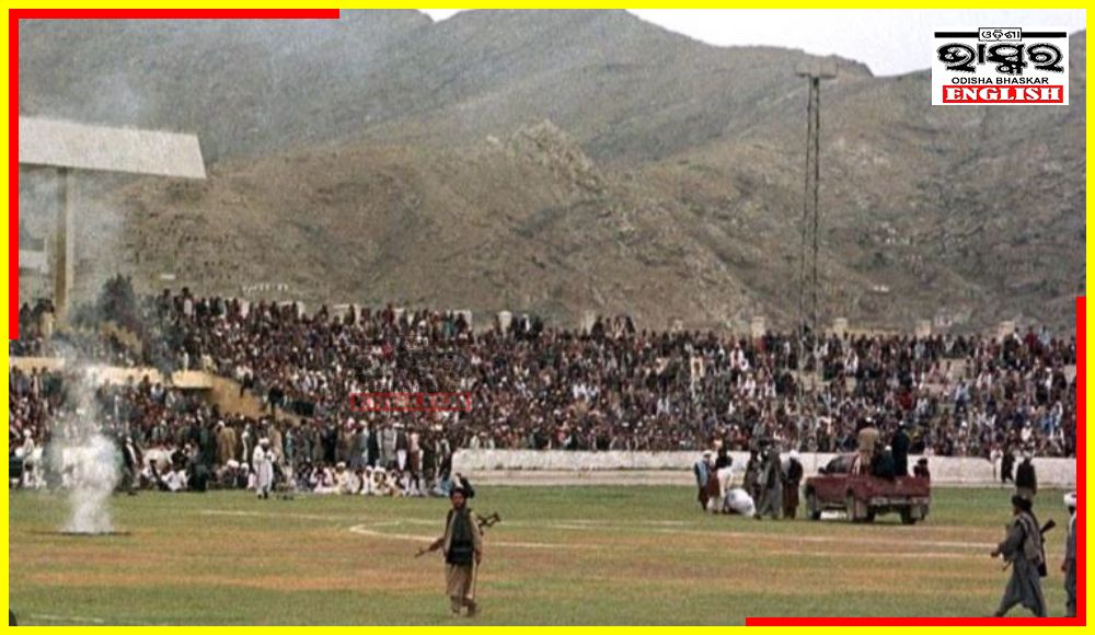 2 Murder Convicts Publicly Executed in Football Stadium by Afghanistan’s Taliban Authorities