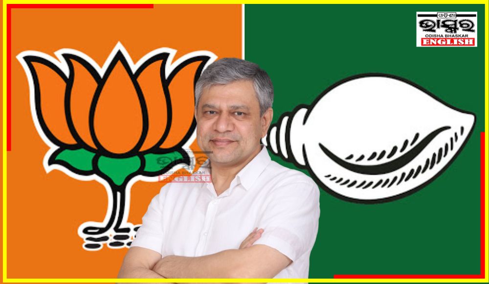 Union Min Ashwini Vaishanaw Files Nomination for Odisha Rajya Sabha Polls