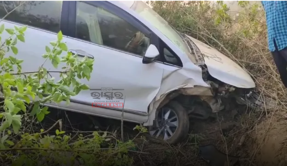BJD MP Ramesh Majhi Meets Road Accident in Odisha's Nabarangpur
