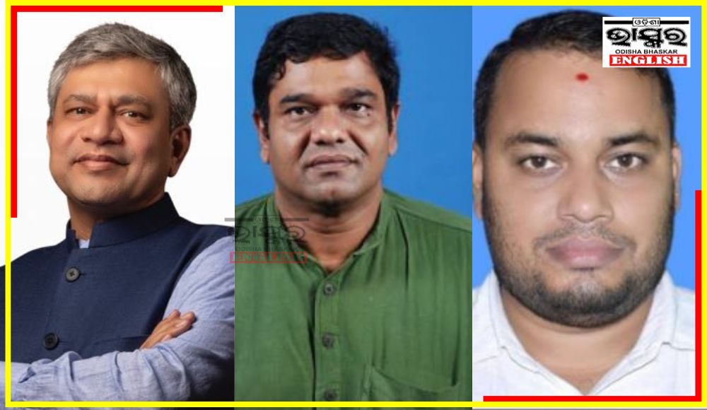 BJP’s Ashwini Vaishnaw, BJD’s Debashish Samantaray and Subhasish Khuntia Elected to RS Uncontested