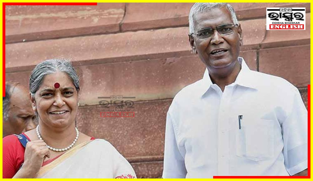 CPI Gen Secy D Raja’s Wife Annie Raja to Contest from Wayanad, Now Held by Rahul Gandhi