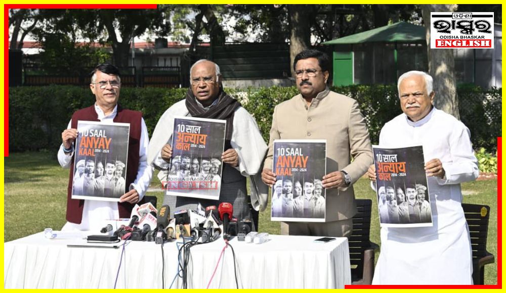 Congress Releases ‘Black Paper’ on “Failures” of Modi Govt in Last 10 Yrs