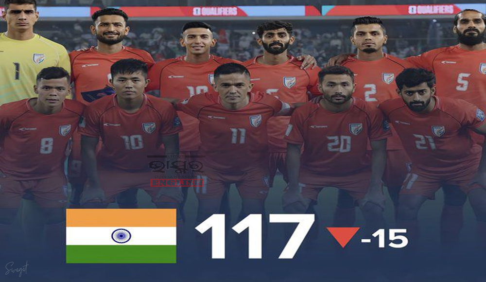 Indian Football Team Crashes to 7Year Low Ranking After Asian Cup