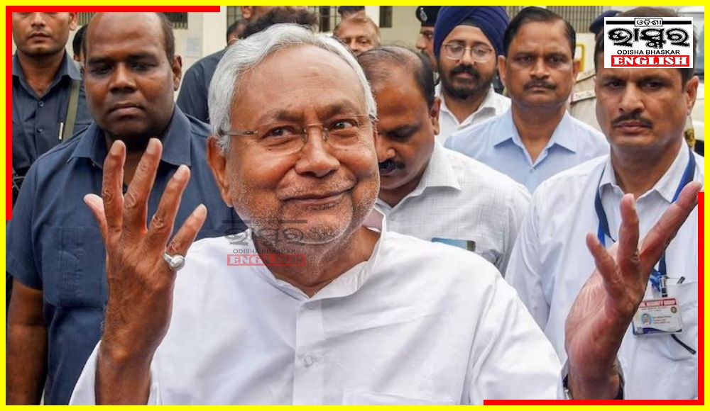 Bihar CM Nitish Kumar Files Nomination for Re-Election to Legislative Council