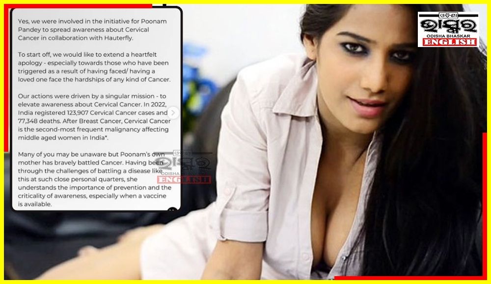 Poonam Pandey’s Agency Issues Public Apology for “Fake Death” Stunt