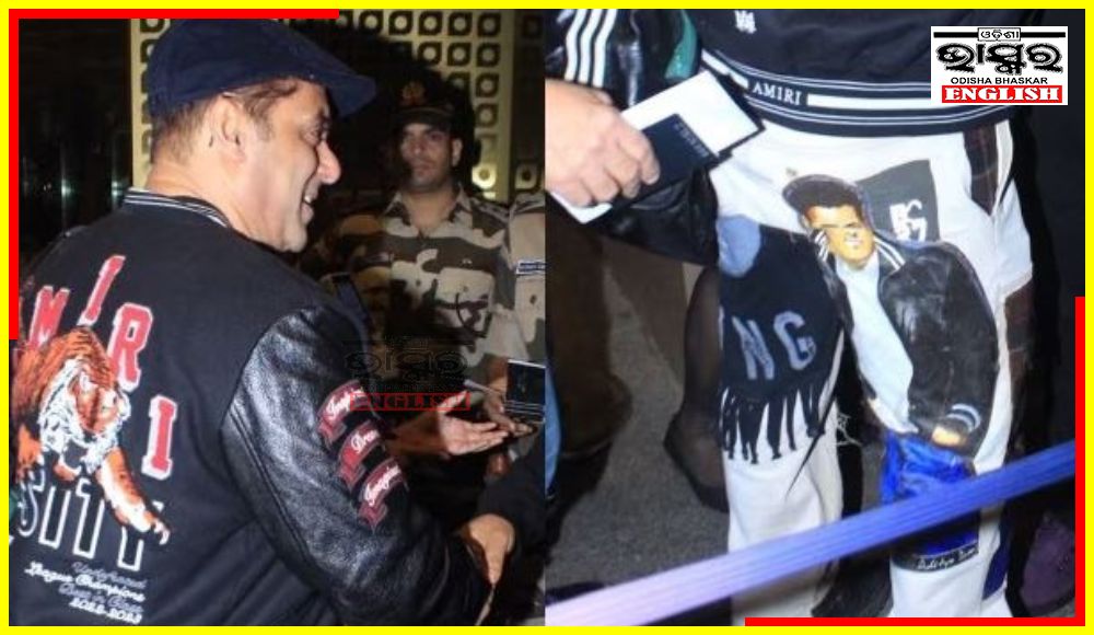 Salman Khan Sighted in Pants With His Face Painted on Back!