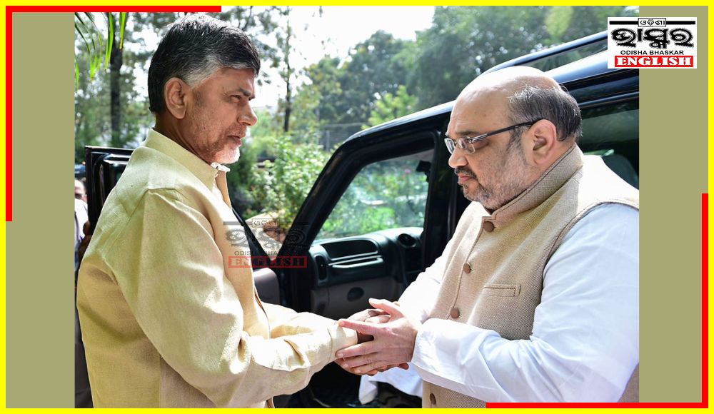 TDP Chief Naidu Holds 2nd Round Talks With Amit Shah, Nadda for Poll Alliance with BJP