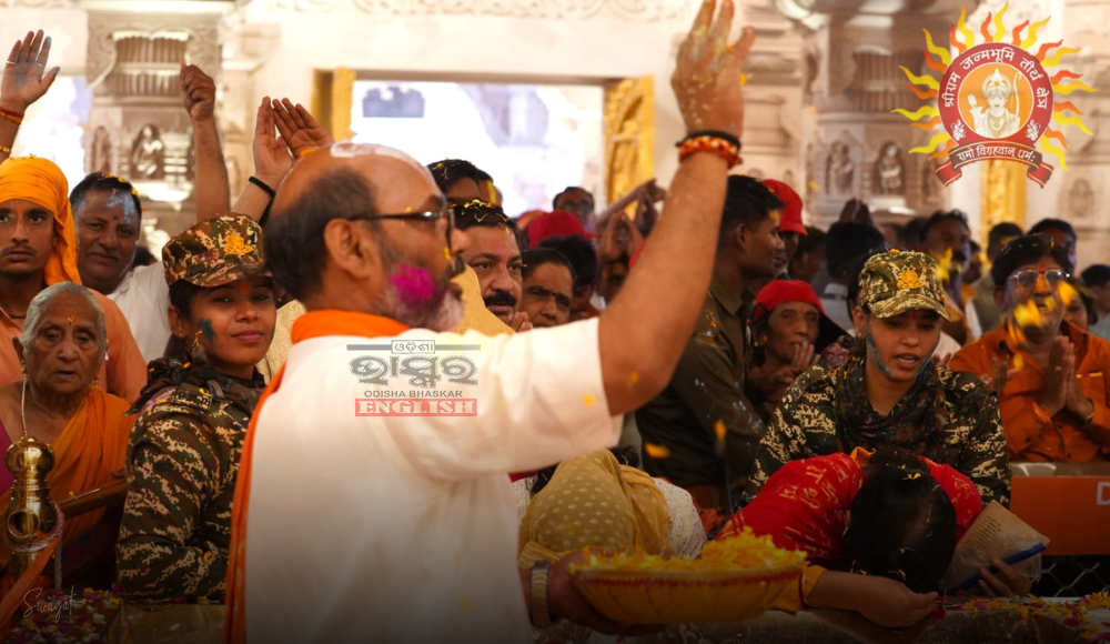 Ayodhya Ram Temple Abuzz with 'Rangotsav' Festivities on Holi