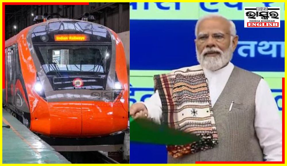PM Flags Off 3rd Vande Bharat Express Train for Odisha & 274 Railway Projects
