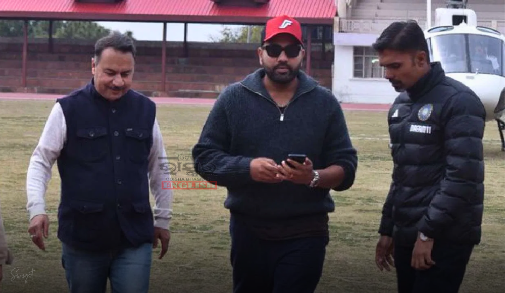 Rohit Sharma's Helicopter Entry For Dharamsala Test Takes Social Media by Storm