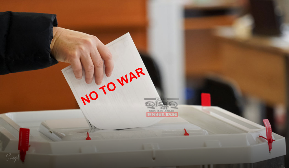 Russia Jails Woman For Writing "No To War" On Ballot Paper During Elections