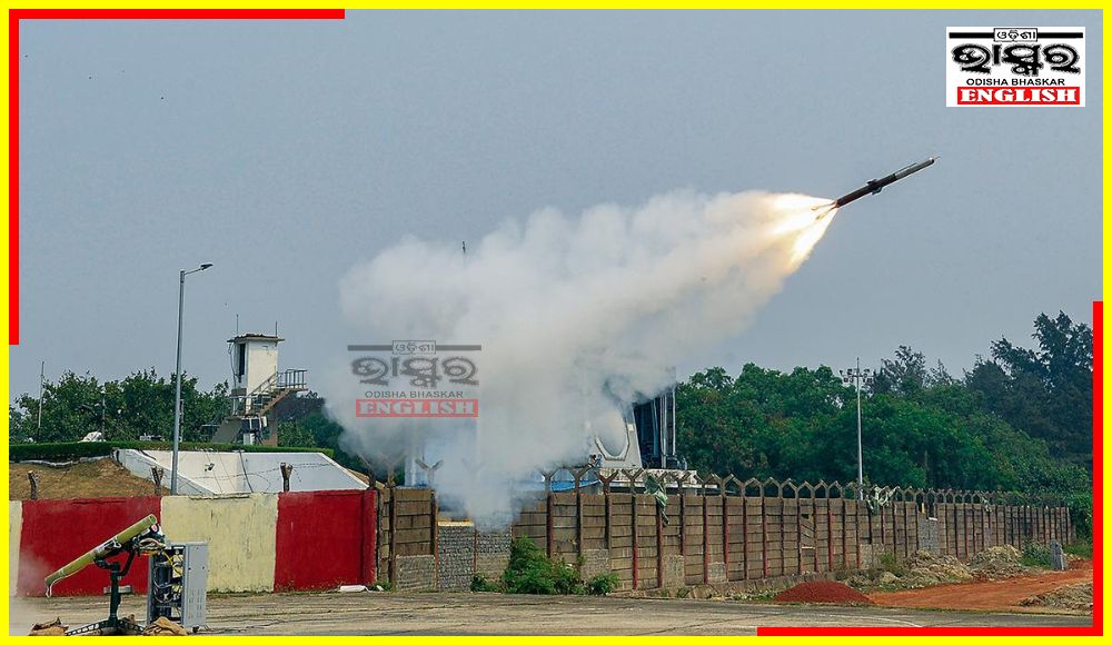 Two Flight Tests of VSHORADS Missile Successful Off Odisha Coast