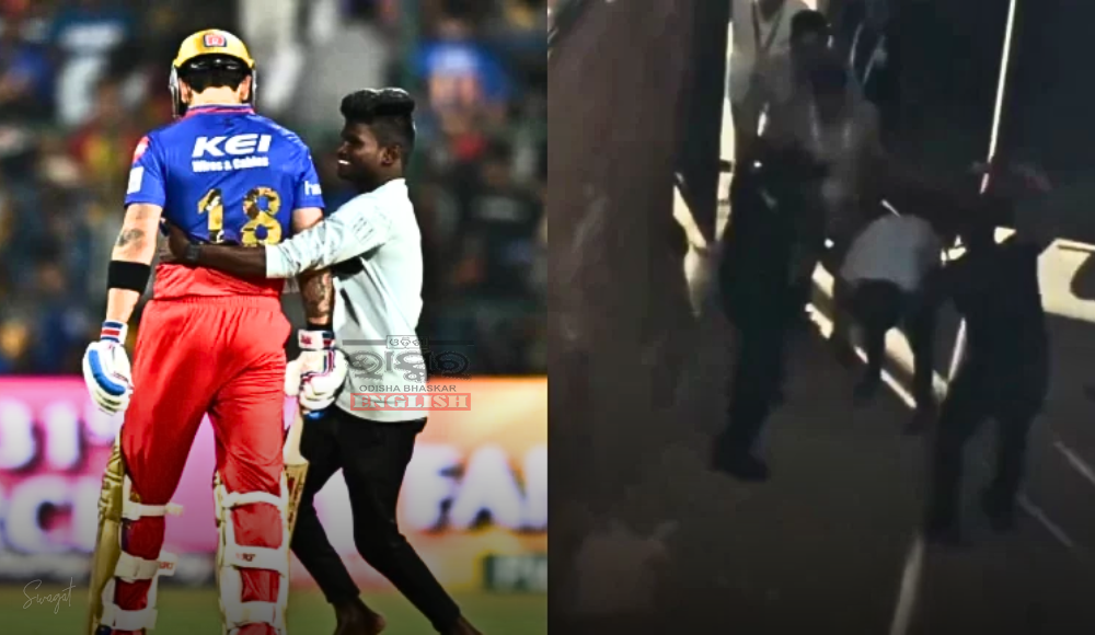 Virat Kohli Fan Allegedly Thrased by Security After Breaching Field; Viral Video Sparks Outrage