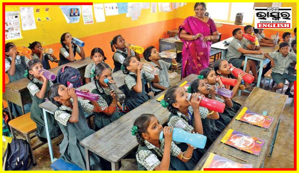 Innovative ‘Water Bell’ Introduced in Odisha Schools to Keep Students Hydrated