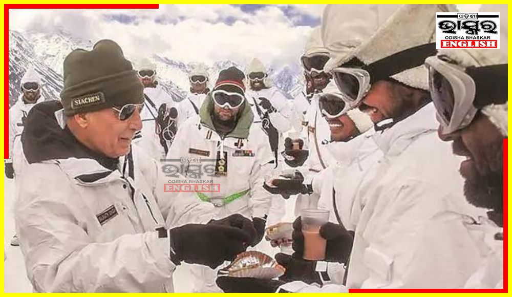 Rajnath Singh Visits Siachen Glacier to Review Military Preparedness