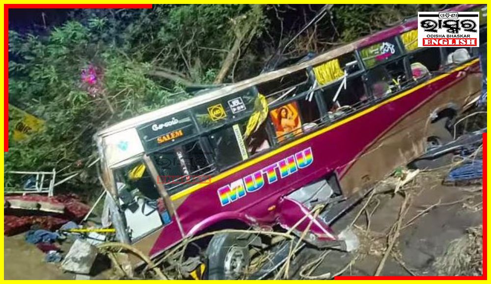 5 Killed, 45 Injured as Private Bus Falls into Gorge in Tamil Nadu