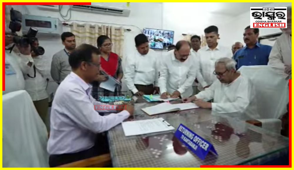 Odisha CM Naveen Patnaik Files Nomination from Kantabanji Assembly Seat