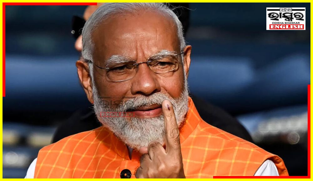 PM Modi Casts His Vote in Ahmedabad, Says “Matdaan is Mahadaan”