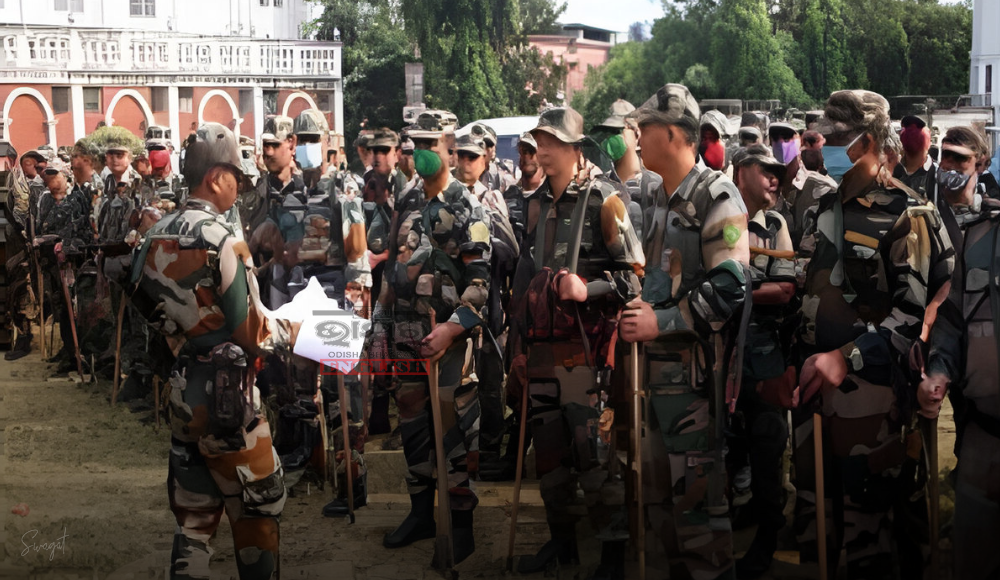 Tripura State Rifles Jawans Assigned Election Duty in Odisha